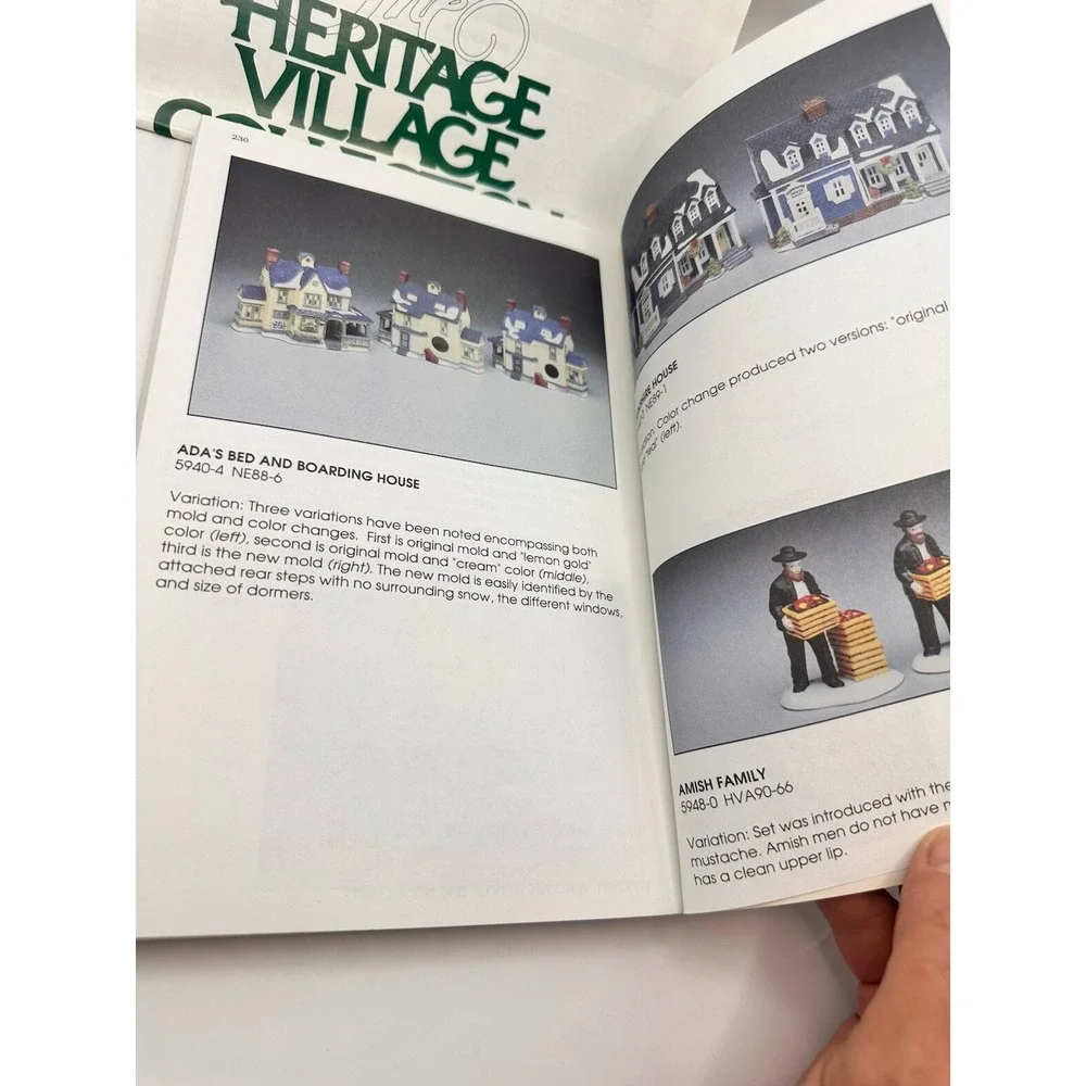 Greenbook Guide Department 56 Second Edition 1992 Heritage Snow‎ Village VTG